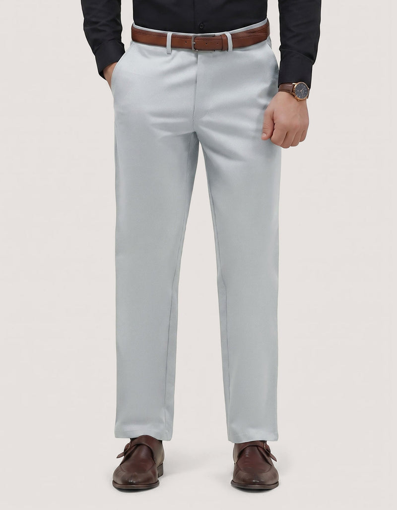 Silver Easy Care Chino Trouser