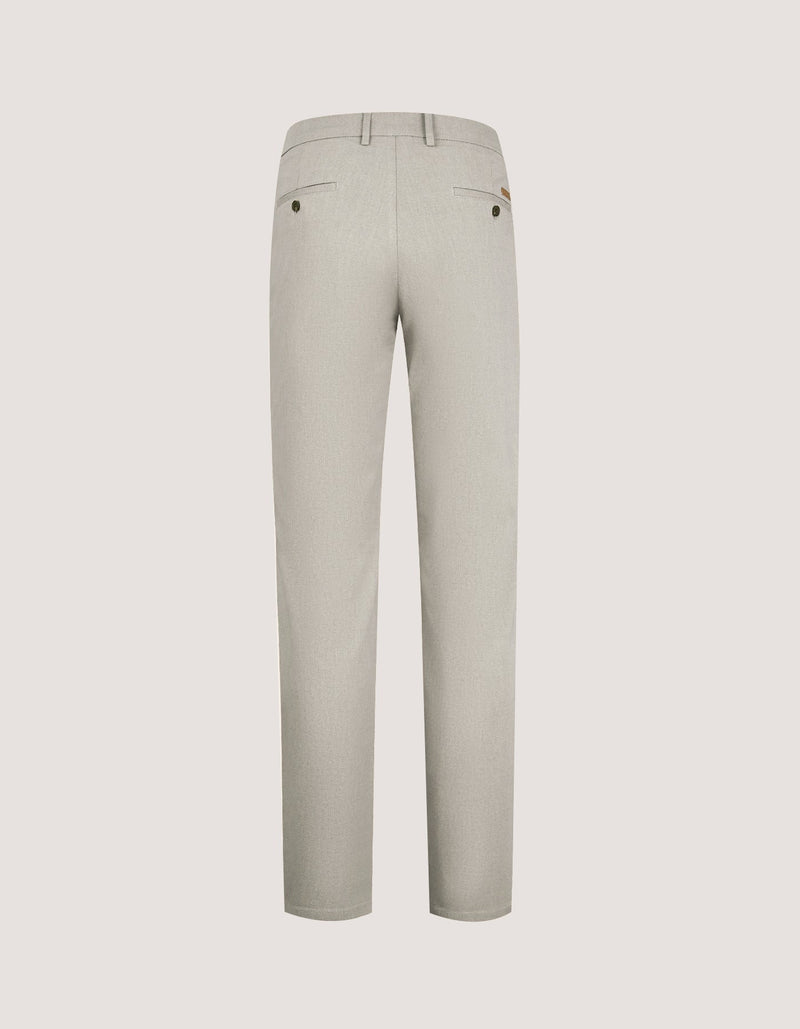 Light Grey Textured Chinos