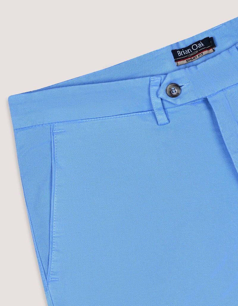 Sky Blue Comfort Chino Trouser