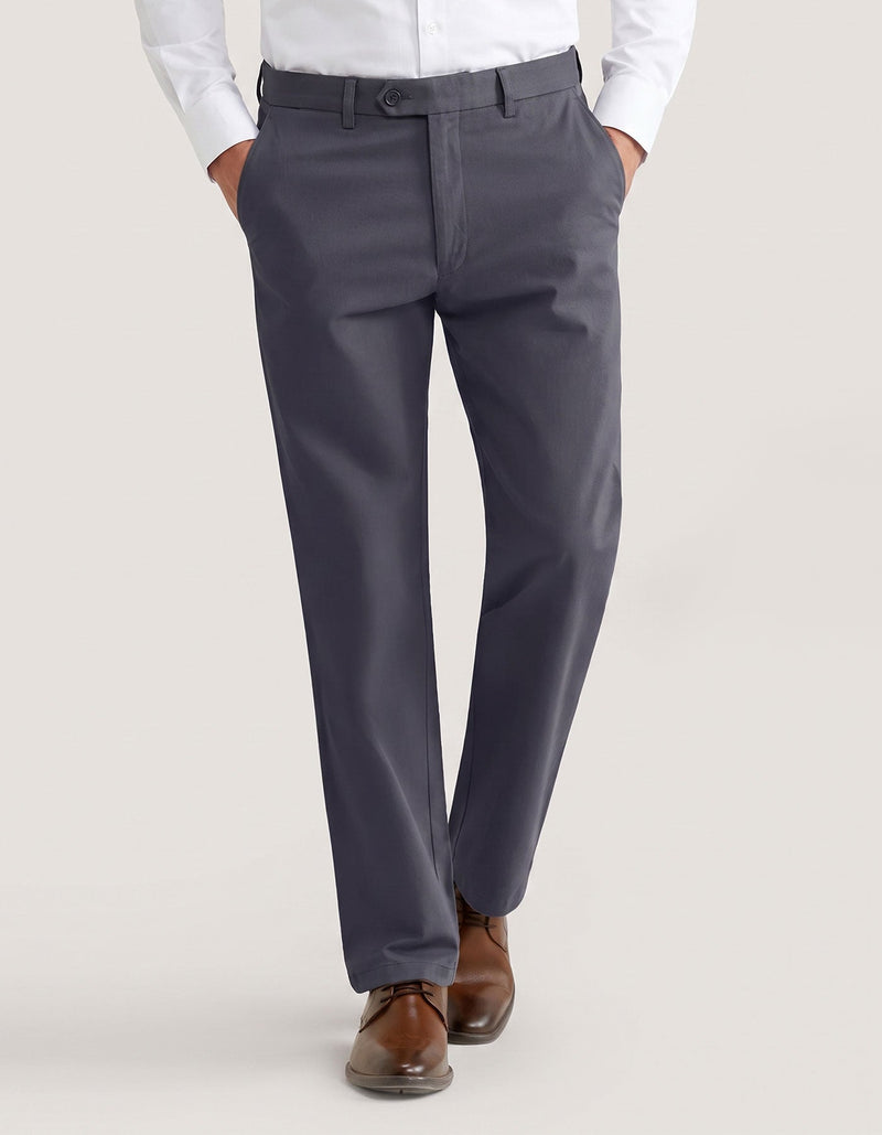 Smart Fit Dark Grey Chinos