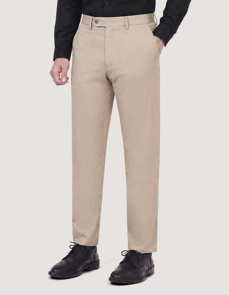 Stone Textured Easy Care Chino Trouser