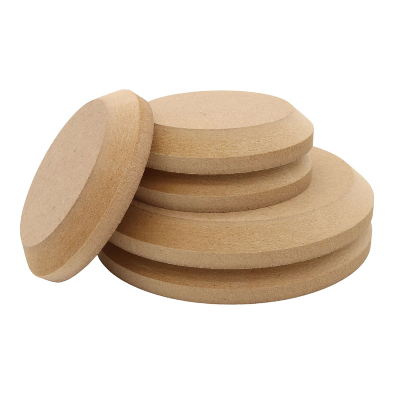 MDF Circle Shape - Chamfer edge
