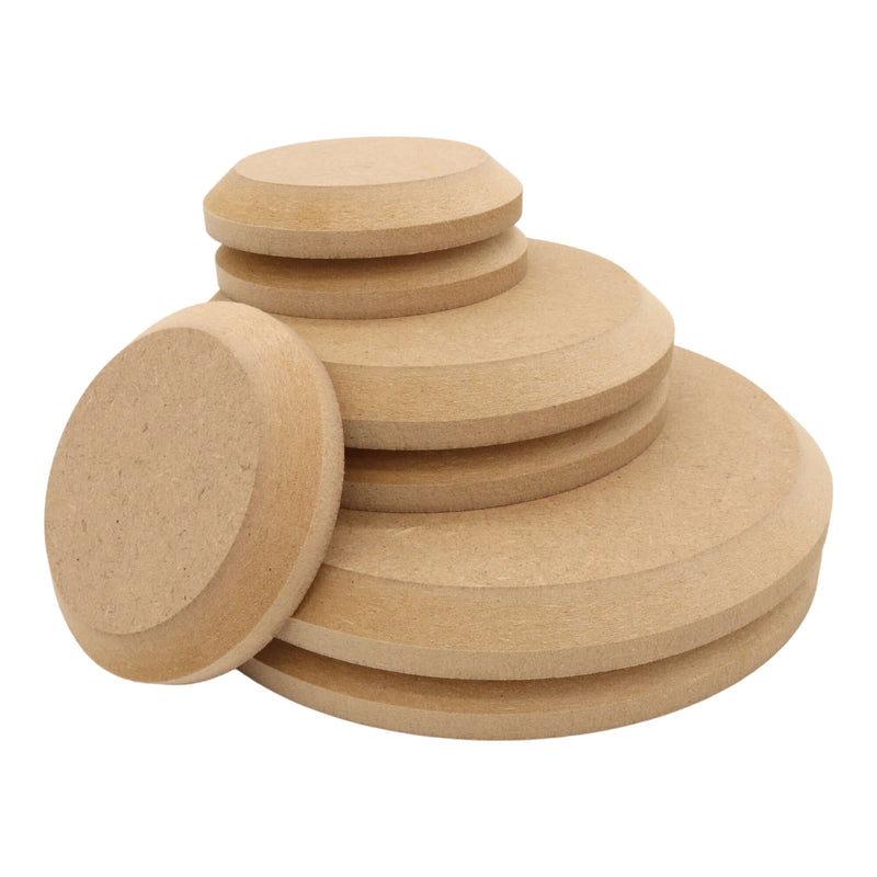 MDF Circle Shape - Chamfer edge