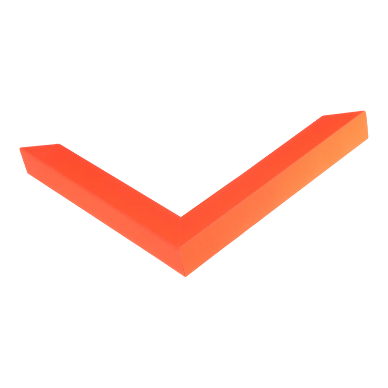 Chroma Orange Picture Frame, 50x75cm