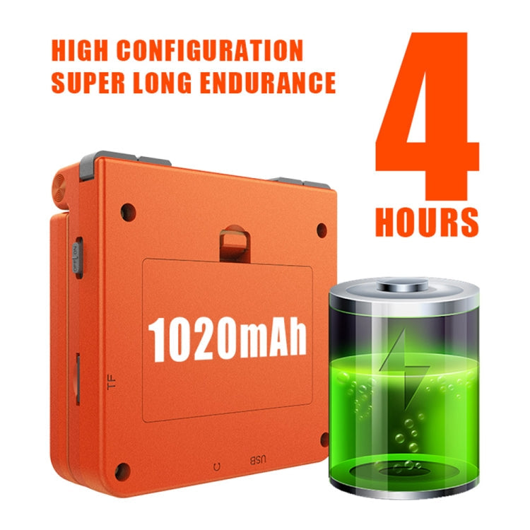 Powkiddy V90 3.0 inch IPS Screen 64-bit Retro Handheld Game Console with 16GB Memory, V90 / Yellow