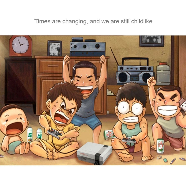 Retro Classic TV Mini Game Console, Built-in 620 Games, 620 Games(US Plug), 620 Games(EU Plug)