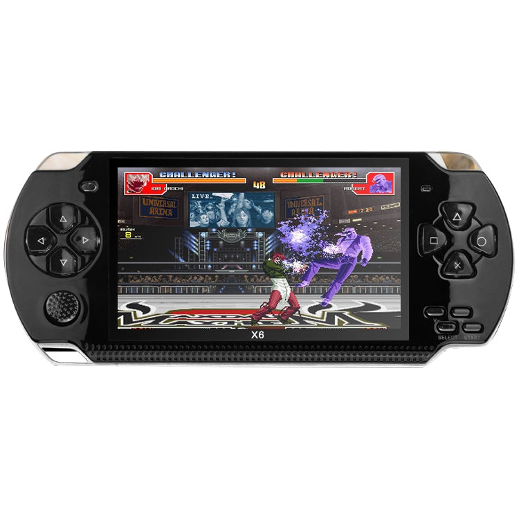 X6 4.3 inch Screen Retro Portable Game Console with 3MP Camera, Built-in 10000 Games, Supports E-book / Recording / Music Playing / Video Playing, X6