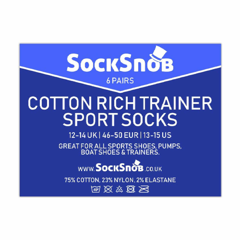 Mens Cotton Low Cut Trainer Socks (Multipack Options)