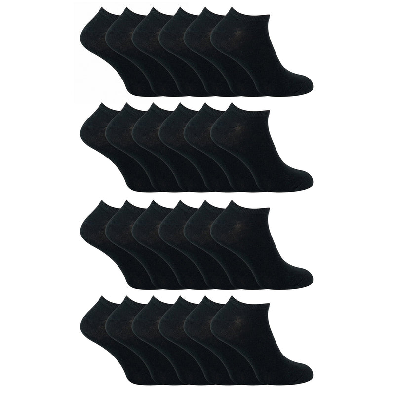 Mens Cotton Low Cut Trainer Socks (Multipack Options)