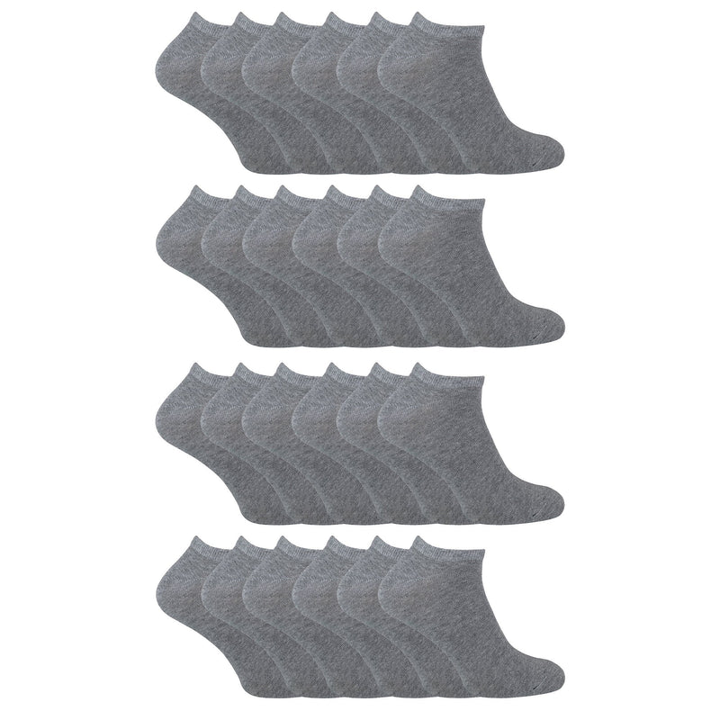 Mens Cotton Low Cut Trainer Socks (Multipack Options)