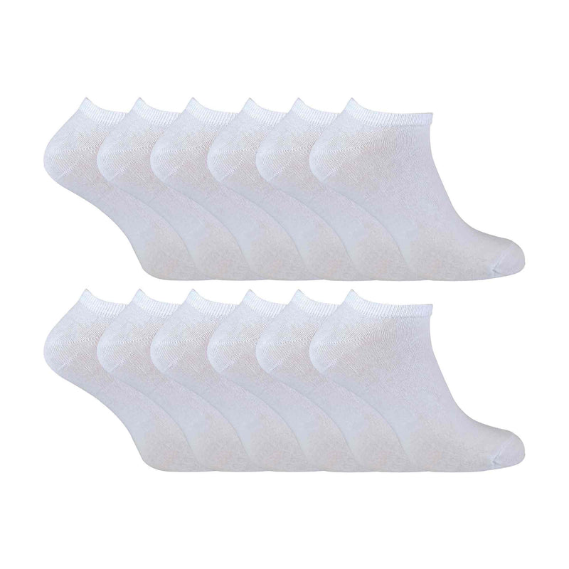 Mens Cotton Low Cut Trainer Socks (Multipack Options)