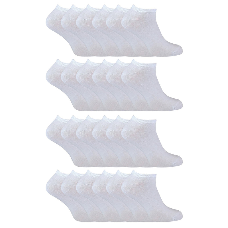 Mens Cotton Low Cut Trainer Socks (Multipack Options)