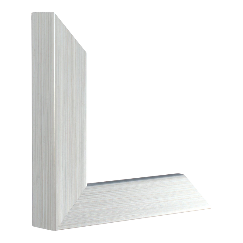 Classic I Brushed silver Picture Frame, 6x14"