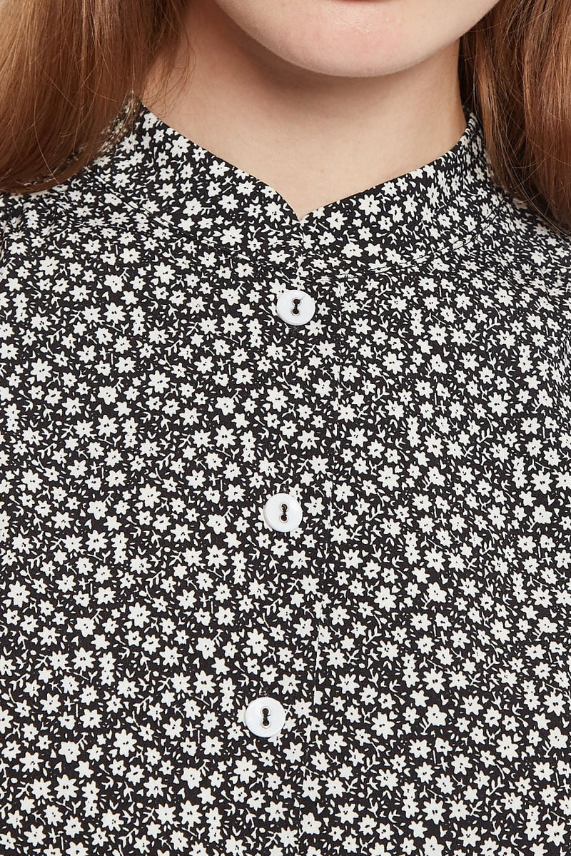 Louche Clancy Candy Bud Print Long Sleeve Blouse