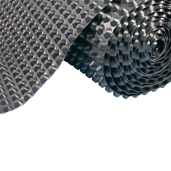 20mm Stud Membrane - Black - Biokil Crown - High-Capacity Cavity Drainage Membrane