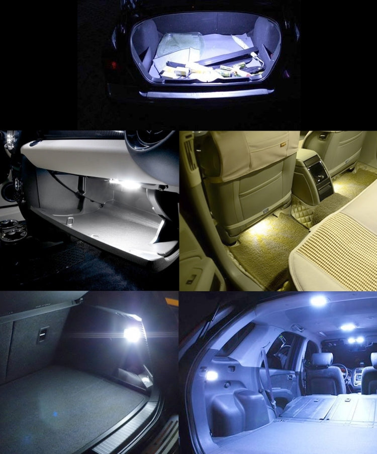 2 PCS 36mm Festoon 3W 300LM White Light 8 LED 3528 SMD Canbus Error-Free Car Reading Lamps,  DC 12, 36mm