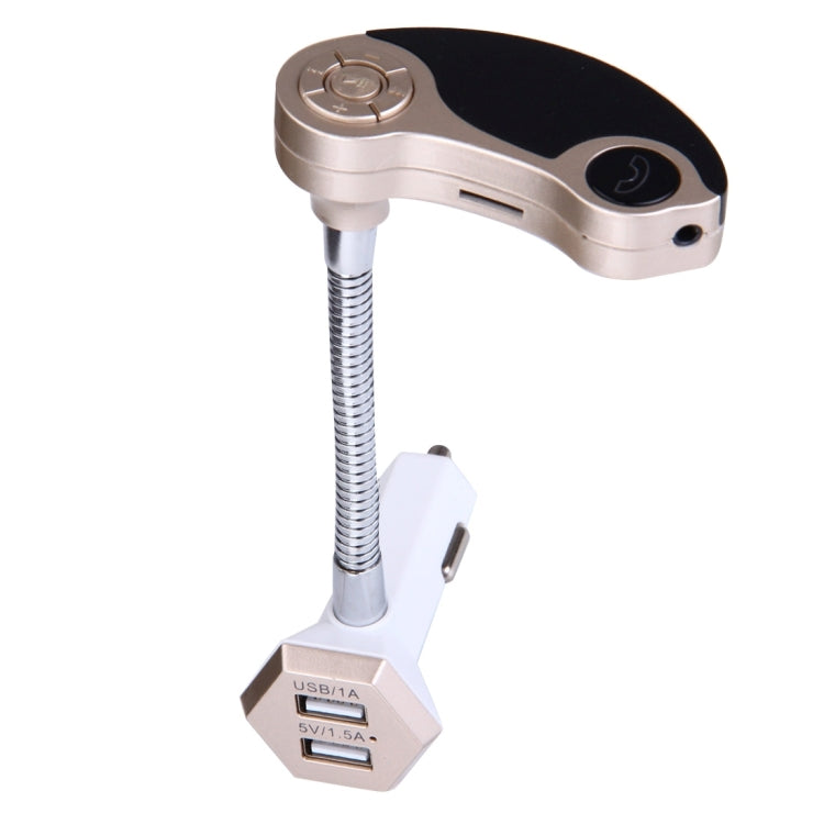 GT86 Dual USB Charger Car Bluetooth FM Transmitter Kit, Support LCD Display / TF Card Music Play / Hands-free, GT86 (Black), GT86 (Gold), GT86 (Silver)
