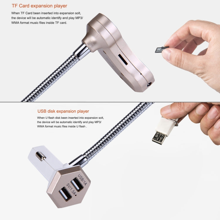 GT86 Dual USB Charger Car Bluetooth FM Transmitter Kit, Support LCD Display / TF Card Music Play / Hands-free, GT86 (Black), GT86 (Gold), GT86 (Silver)