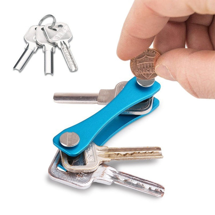 Portable Metal Key Storage Clip, (Black), (Pink), (Green), (Grey), (Red)
