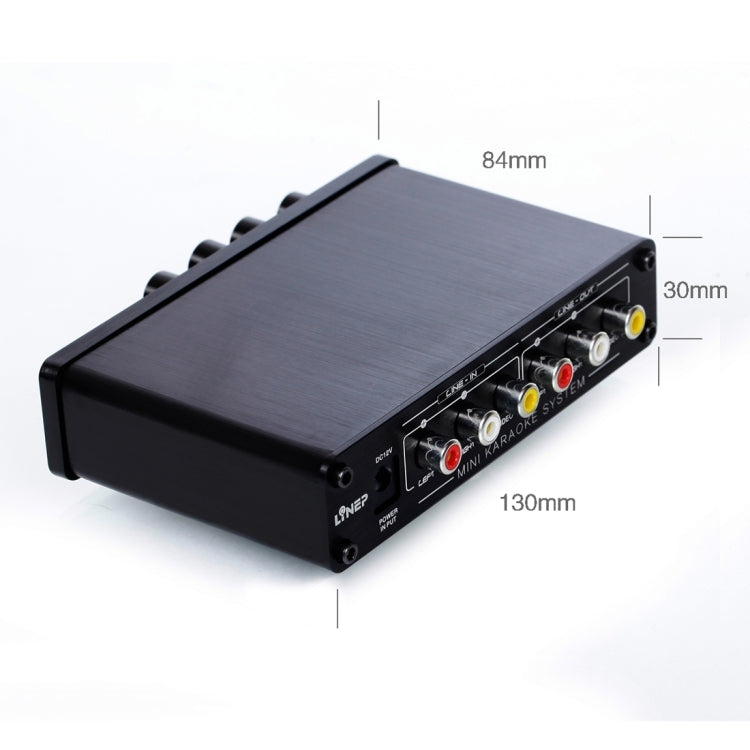 A933 Mini Karaoke Machine System Sound Mixer Amplifier for PC / TV / Mobile Phones, Support RCA in / 2 Channel Mic in, A933