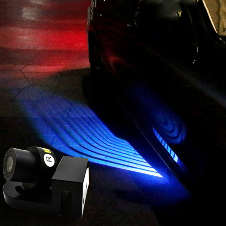2 PCS DC 8-36V Ghost Shadow Courtesy Angel Wings Projection Lamp Car Door LED Welcome Lights, Cold Blue, Blue, Red, White