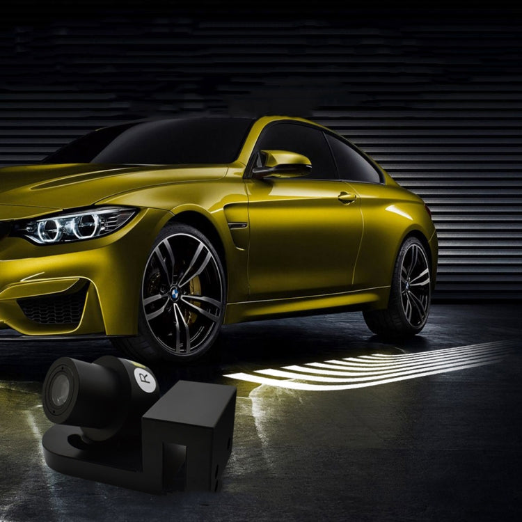 2 PCS DC 8-36V Ghost Shadow Courtesy Angel Wings Projection Lamp Car Door LED Welcome Lights, Cold Blue, Blue, Red, White