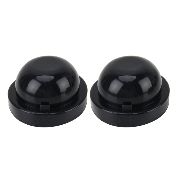 2 PCS K105 Universal Car LED Headlight HID Xenon Lamp Silicone Dust Cover Seal Caps Car Dust Cover Waterproof Dustproof Sealing Headlamp Cover for Car Retrofit, Inner Diameter: 10.5cm, Inner Diameter: 10.5cm