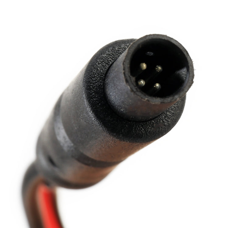 15m Universal Car 4P Reversing Camera Extension Cord Rearview Mirror Vehicle Traveling Data Recorder Video Conversion with Plug, 15m (4P) with Plug