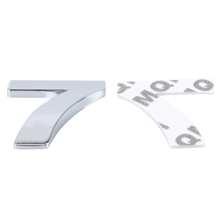 Car Vehicle Badge Emblem 3D Number One Self-adhesive Sticker Decal, Size: 3.6*4.5*0.5cm, 5, 6, 7, 8, 1, 2, 3, 4