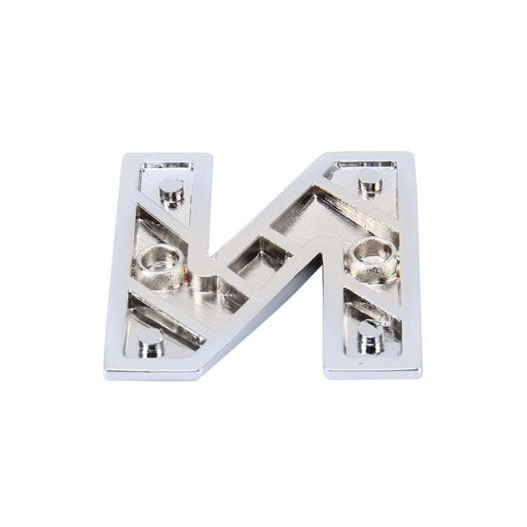 Car Vehicle Badge Emblem 3D English Letter Self-adhesive Sticker Decal, Size: 4.5*4.5*0.5cm, U, Y