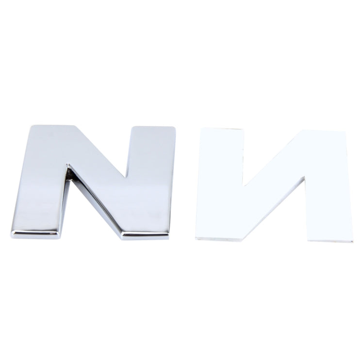 Car Vehicle Badge Emblem 3D English Letter Self-adhesive Sticker Decal, Size: 4.5*4.5*0.5cm, U, Y
