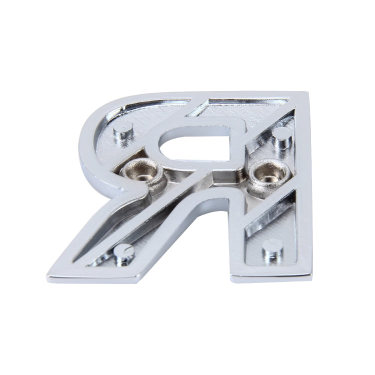 Car Vehicle Badge Emblem 3D English Letter Self-adhesive Sticker Decal, Size: 4.5*4.5*0.5cm, U, Y