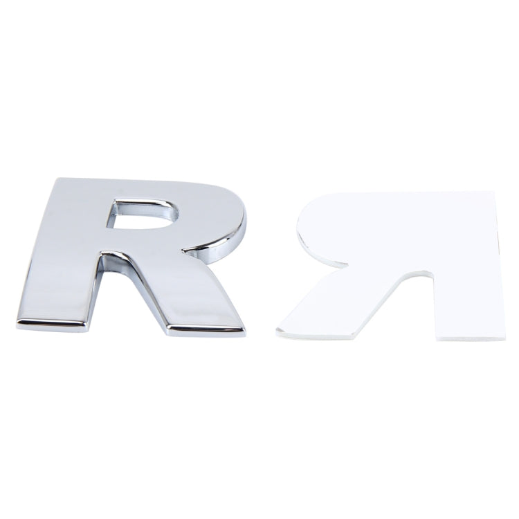 Car Vehicle Badge Emblem 3D English Letter Self-adhesive Sticker Decal, Size: 4.5*4.5*0.5cm, U, Y