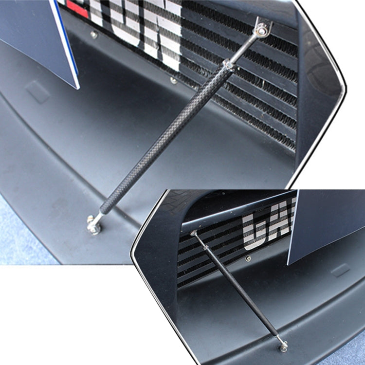 2 PCS Car Modification Large Surrounded By The Rod Telescopic Lever Front and Rear Bars Fixed Front Lip Back Shovel Adjustable Small Rod, Length: 10cm, Length: 10cm