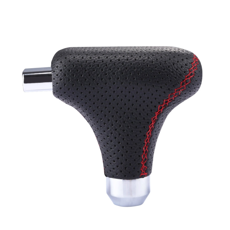 Universal Vehicle Car Black Leather Shifter Cover Manual Automatic Gear Shift Knob, Black Leather Shifter Cover