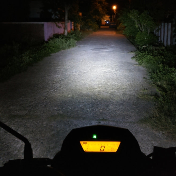 Motorcycle Headlights 750LM 6000K White H6M/P15D 40W 8-LED Bulbs, DC 12-24V, H6M/P15D