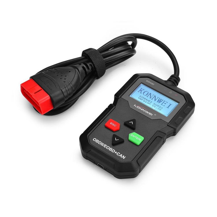 KONNWEI KW590 Mini OBDII Car Auto Diagnostic Scan Tools Auto Scan Adapter Scan Tool (Can Only Detect 12V Gasoline Car), KW590