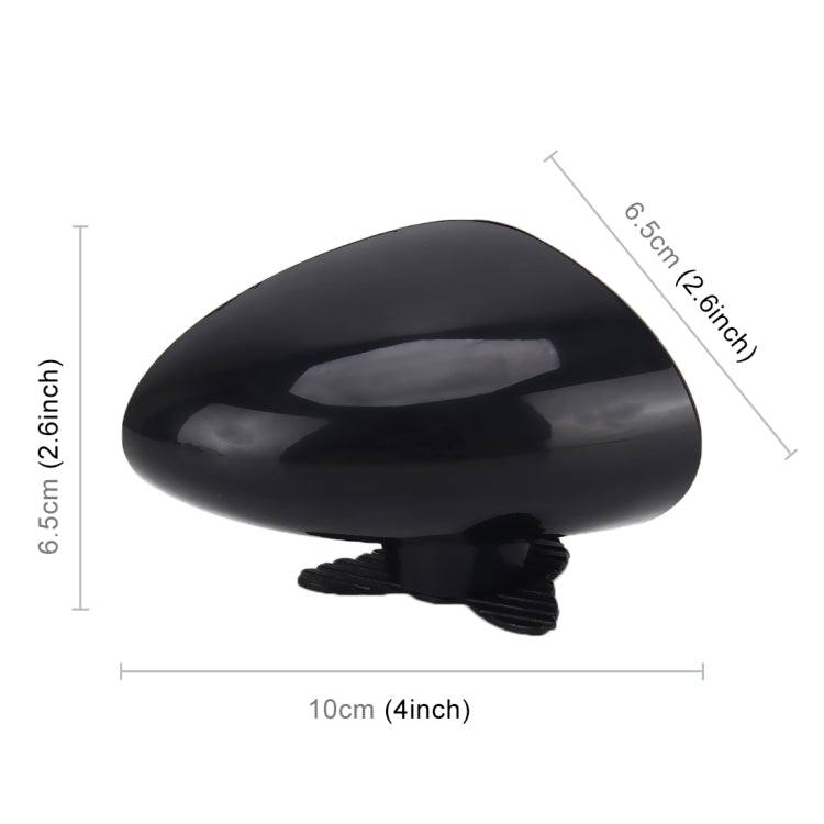 3R-051 360 Degrees Rotatable Left Blind Spot Side Assistant Mirror for Auto Car, Left Black, Left White