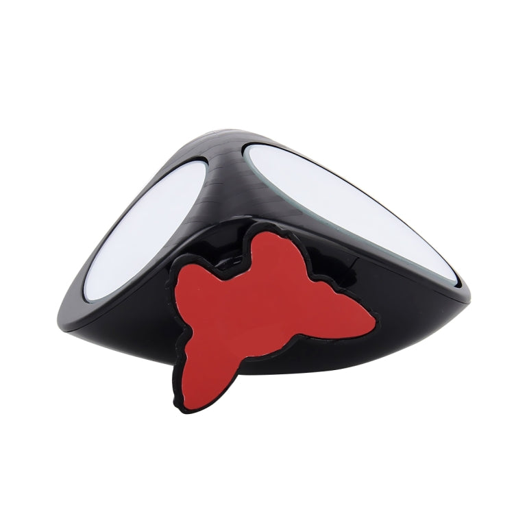 3R-051 360 Degrees Rotatable Left Blind Spot Side Assistant Mirror for Auto Car, Left Black, Left White