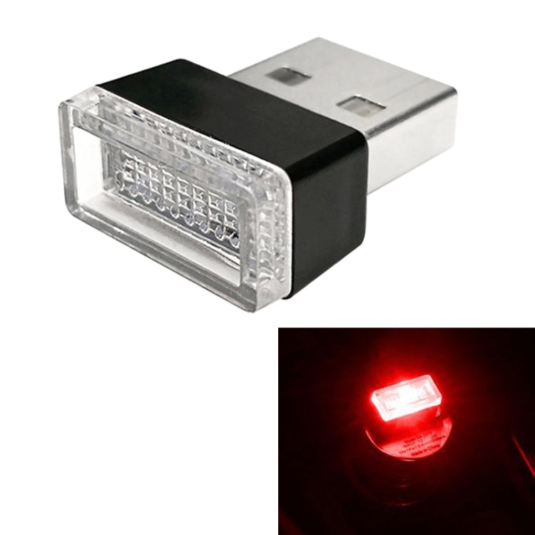 Universal PC Car USB LED Atmosphere Lights Emergency Lighting Decorative Lamp, Yellow Light, Ice Blue, Blue Light, Pink Light, Green Light, Red Light