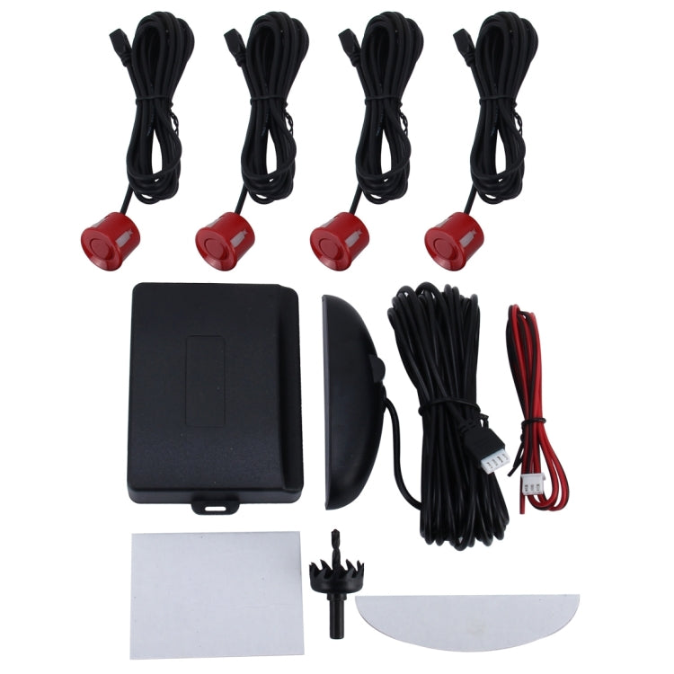 Car Buzzer Reverse Backup Radar System - Premium Quality 4 Parking Sensors Car Reverse Backup Radar System with LCD Display