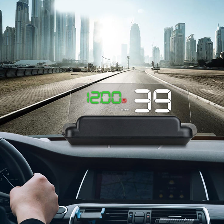 T900 Car GPS HUD Virtual HD Reflection Board Head-up Display, Speed & Driving Distance / Time Display, Over Speed & Voltage & Low Voltage Alarm, Fatigue Driving, T900  White, T900  Green + White, T900 Blue + White
