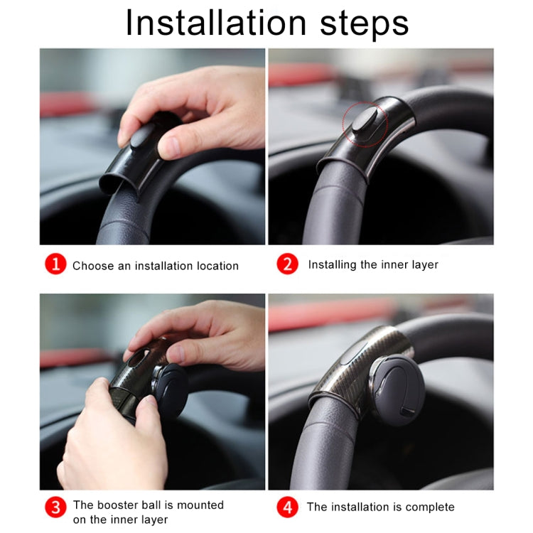 3R-2151 Car Auto Universal Steering Wheel Spinner Knob Auxiliary Booster Aid Control Handle Car Steering Wheel Booster Wheel Strengthener Auto Spinner Knob Ball, 3R-2151 (Blue), 3R-2151 (Black)