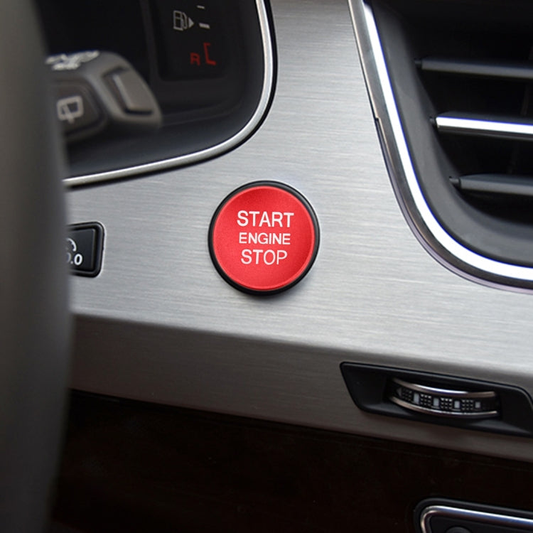 Car Engine Start Key Push Button Cover Trim Aluminum Alloy Sticker Decoration for Audi, For Audi