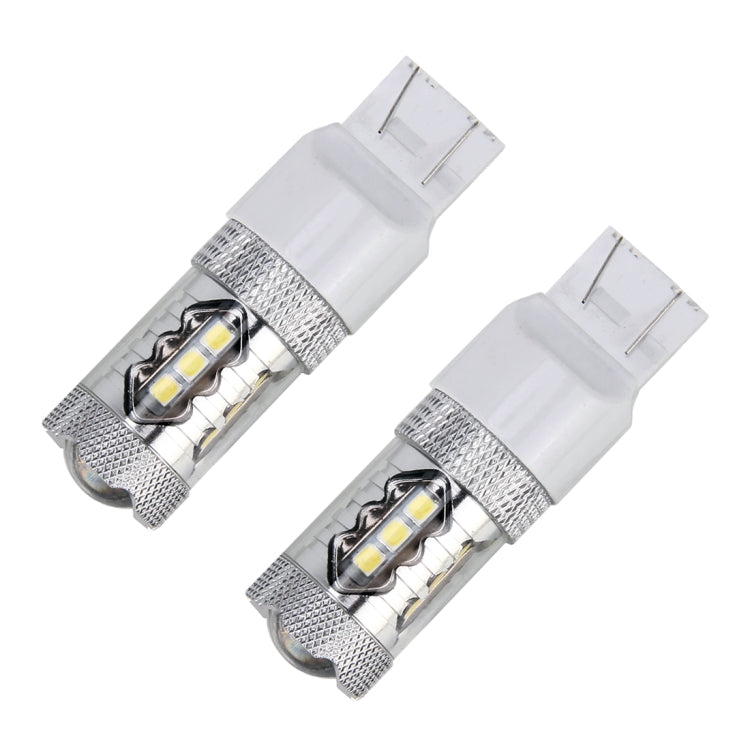2 PCS T20 / 7443 5W 250LM 6000K Car Auto Brake Lights 16LEDs SMD-2835 Lamps, DC 12V, T20 / 7443