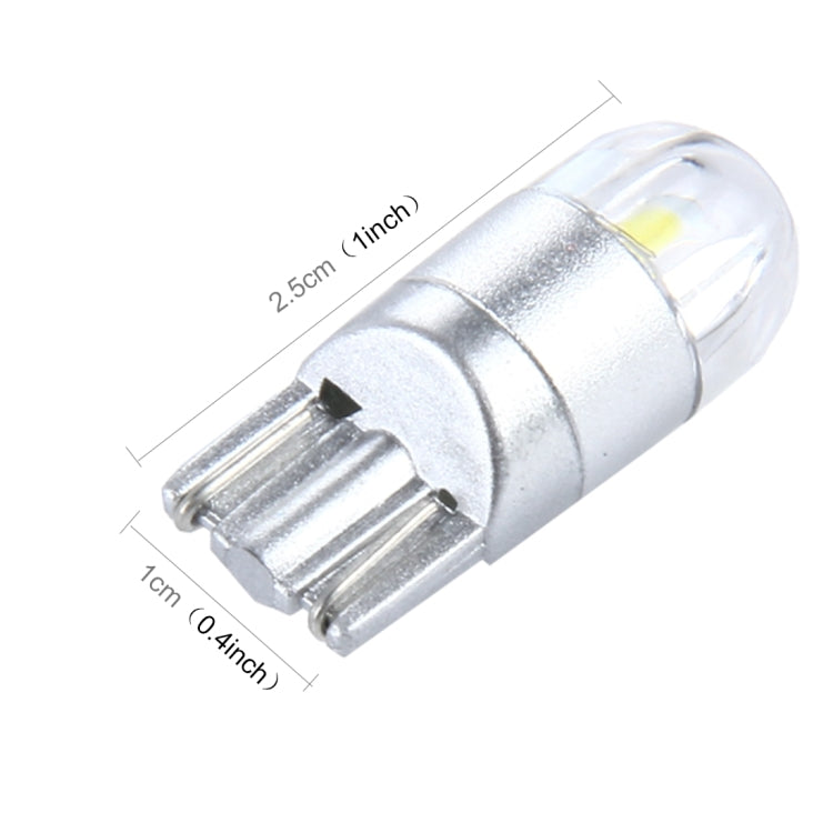 2 PCS T10 2W 2 SMD-3030 LED Car Clearance Lights Lamp, DC 12V, 2 SMD-3030, 2 SMD-3030 LEDs