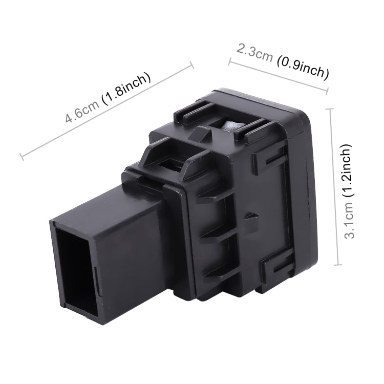 Car Fog Light 5 Pin On-Off Button Switch with Cable for Nissan Sylphy, With Cable