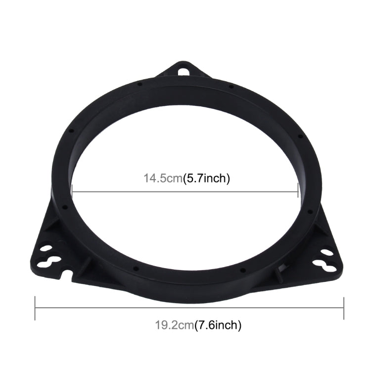 2 PCS Car Auto ABS  Loudspeaker Base Protection Cover Holder Mat for Nissan and Toyota, For Nissan and Toyota