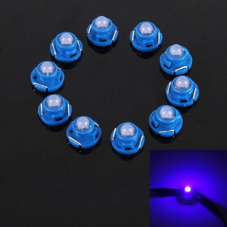 10PCS 2W T4.7 Wedge Instrument Panel LED Light Dashboard Gauge Cluster Indicator Lamp Bulb, 2W  T4.7, 2W T4.7
