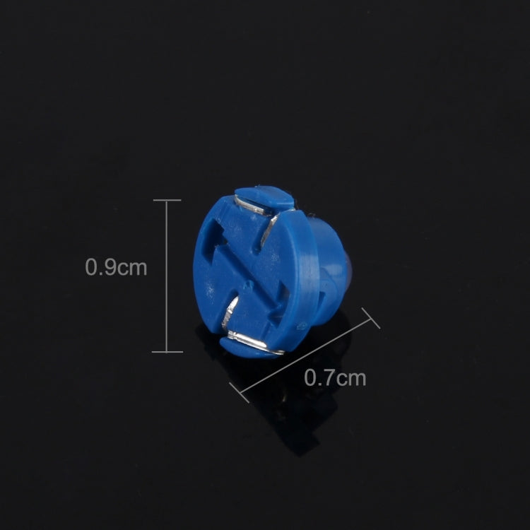 10PCS 2W T4.7 Wedge Instrument Panel LED Light Dashboard Gauge Cluster Indicator Lamp Bulb, 2W T4.7, 2W  T4.7